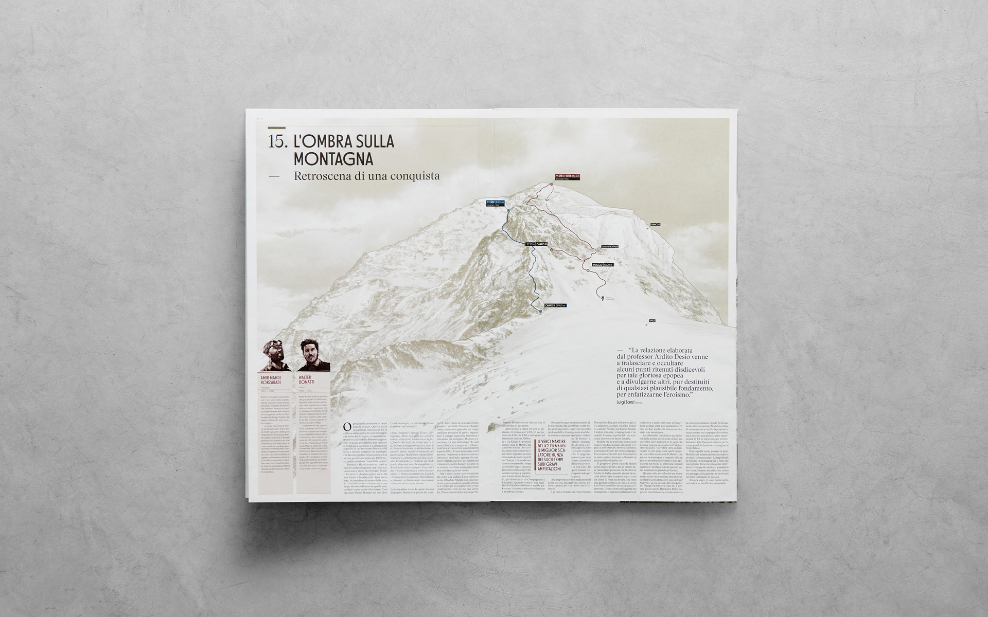 Anteprima delle pagine interne del libro 'K2 Storia della Montagna Impossibile' pubblicato da Rizzoli Lizard